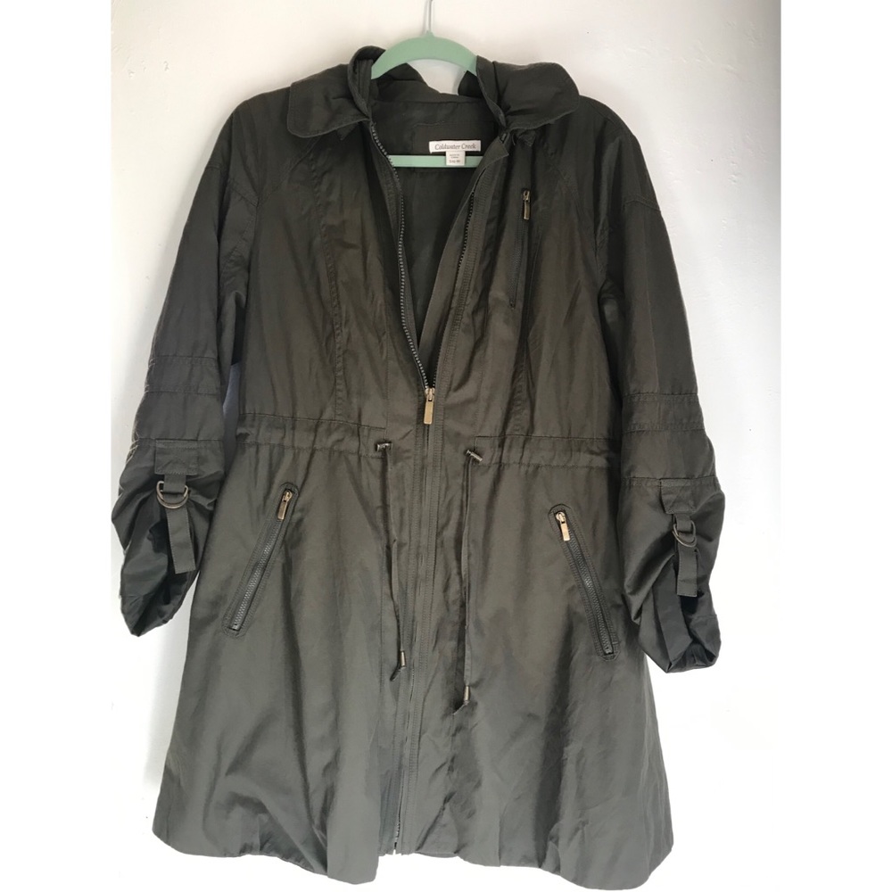 Coldwater Creek - Green Anorak Jacket